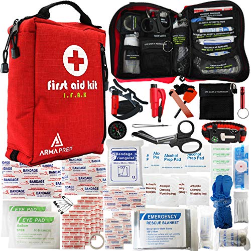 Compact First Aid Kit IFAK Medical Kit with Labeled Compartments