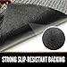 Gorilla Grip Original Commercial Grade Rubber Floor Mat, 72x24, Heavy Duty, Durable Runner Doormat for Indoor and Outdoor, Waterproof, Easy Clean, Low-Profile for Entry, Patio, High Traffic, Black