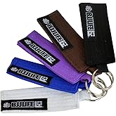 Combat Corner BJJ Life Rank Keychain for Brazilian Jiu Jitsu MMA Gear All Belt Rankings Gift Key Chain