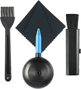 Keyboard Cleaning, Keyboard Brush, Keyboard Cleaning Kit, 4 in 1 Keyboard Cleaning Brush + Air Blower + Lens Cloth + Retractable Goat Hair Brush