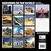 Scenic Iconic Photographs of Mexico, Greece, Peru, England, Italy, Cambodia - Wonders of the World 2017 Monthly Wall Calendar, 12