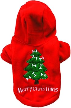 Fablcrew Chien Vetements Modele D Arbre De Noel Vetements Pour Chien Petit Animal Chat Chien Au Chaud Vetements Noel Costume Xs S M L Amazon Fr Animalerie