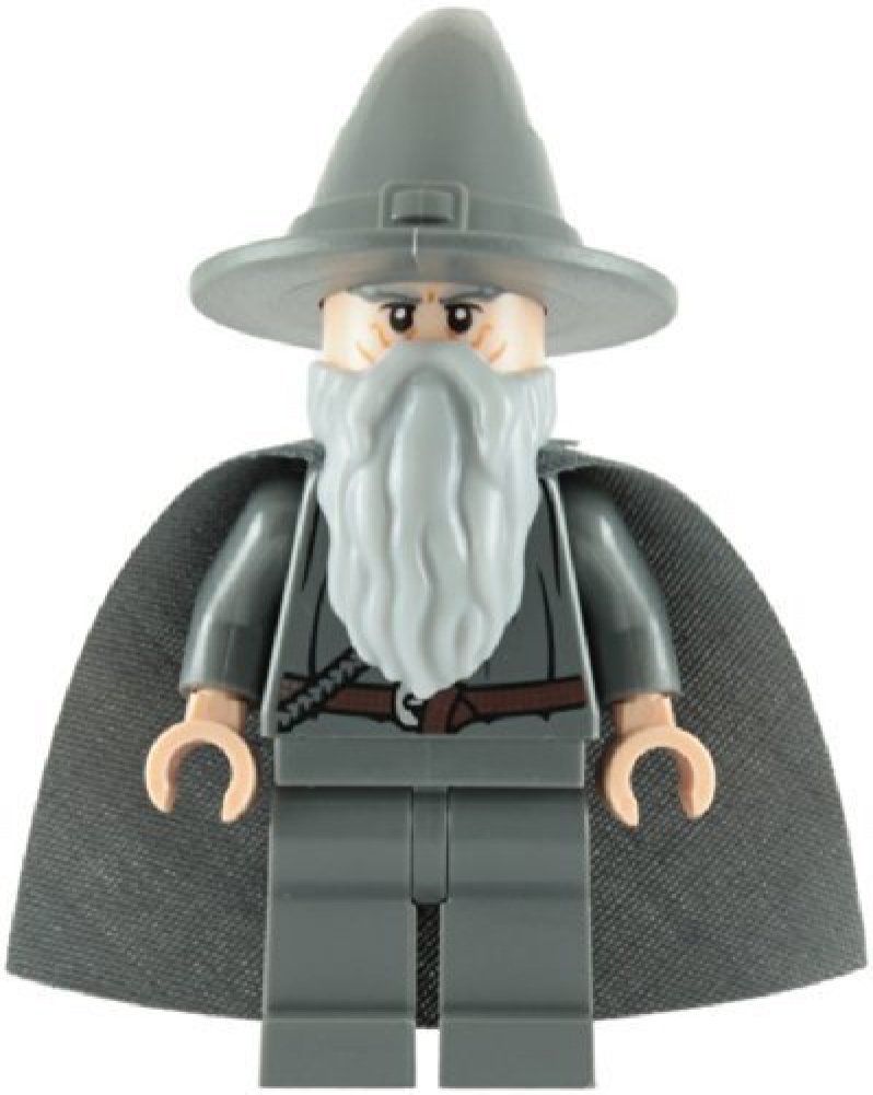 LEGO The Lord of the Rings: Gandalf the Grey Minifigure with Grey Cape