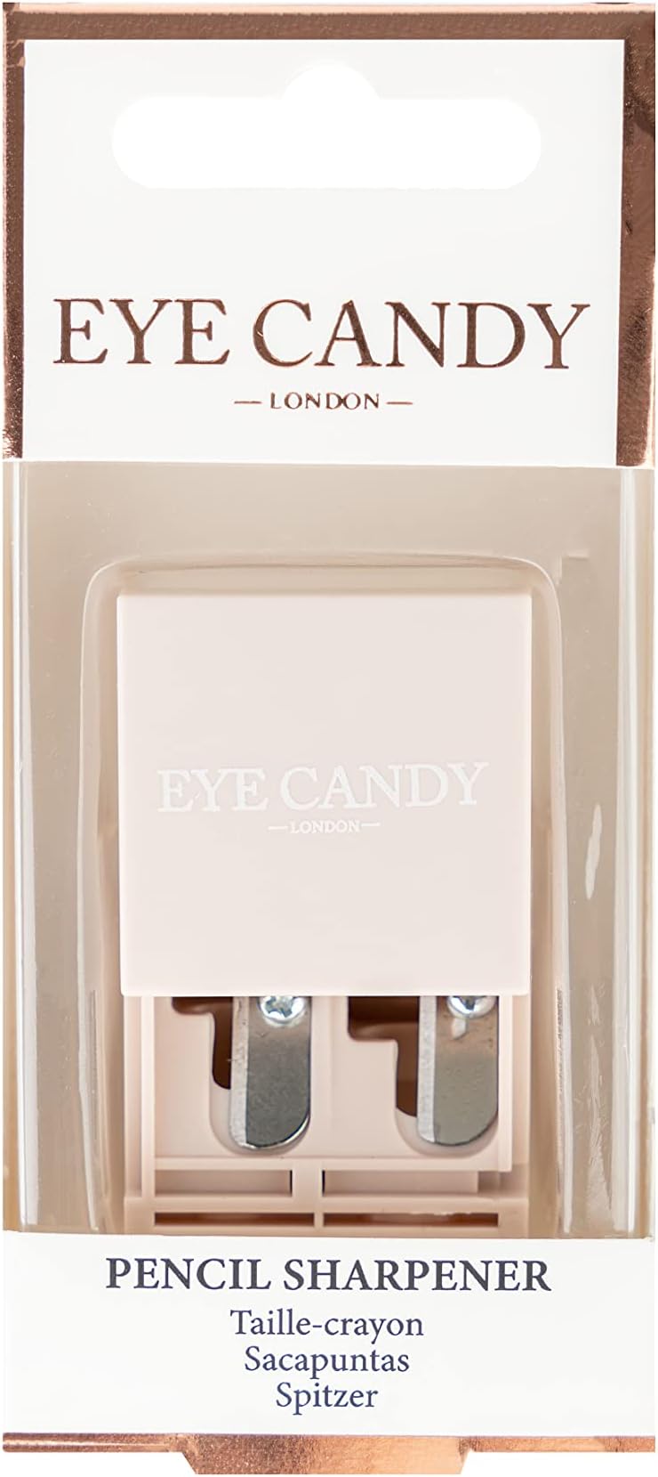 Invogue Eye Candy Pencil Sharpener Dual Hole Cosmetic Pencils Travel Case