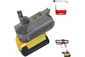 URUN for Dyson V10 for Dewalt 18V 20V MAX 60V Li-ion Battery Converter to for Dyson V10 Battery Work for Dyson Cyclone V10 Animal V10 Absolute V10 Fluffy V10 Motorhead V10 Allergy Series Vacuum Cleaners