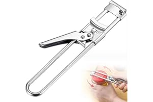 PROCOVER Jar Opener for Weak Hands, Adjustable Stainless Steel Can Opener, Jar Gripper Tight Lid Opener, Kitchen Gadgets, Easy Jar Opener for the Elderly and Children (A)