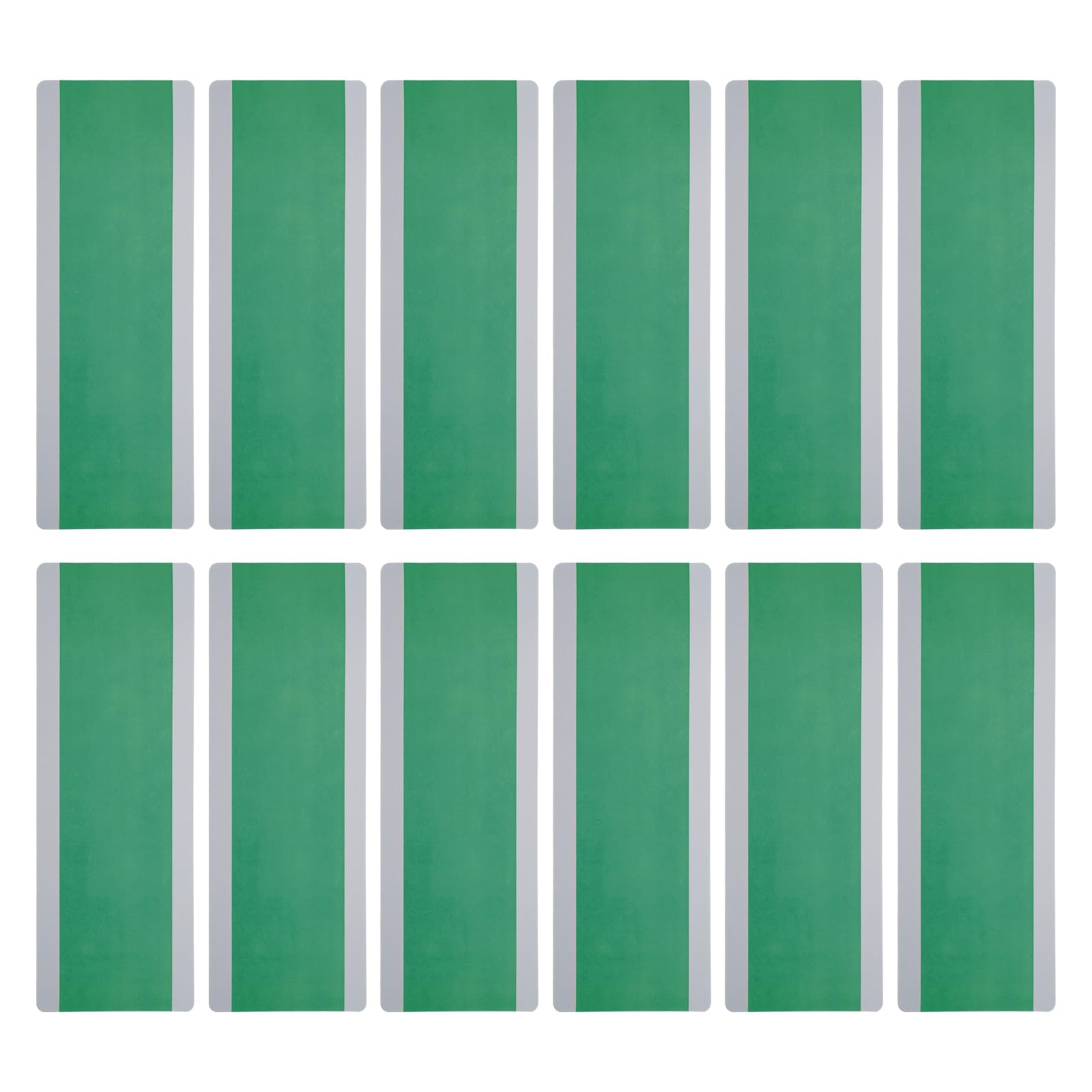 PATIKIL Guided Reading Strips, 12pcs Tracking Highlight Colored Overlay Bookmark Reduce Visual Stress Teacher Teaching Supplies for Classroom, Green — image 1