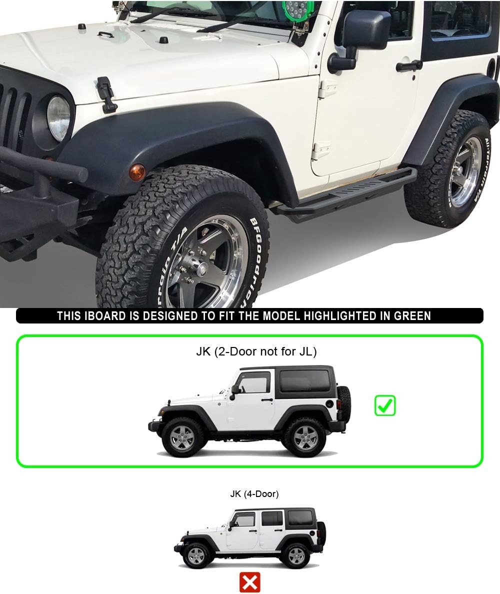 Amazon Com Aps Off Road Side Steps Armor Compatible With Wrangler Jk 2007 2018 Sport Utility 2 Door Factory Sidesteps Or Rock Rails Have To Be Removed Iarmor Aircraft Black Side Steps Automotive auto offroad shop on Amazon Com Aps Off Road Side Steps Armor Compatible With Wrangler Jk 2007 2018 Sport Utility 2 Door Factory Sidesteps Or Rock Rails Have To Be Removed Iarmor Aircraft Black Side Steps Automotive