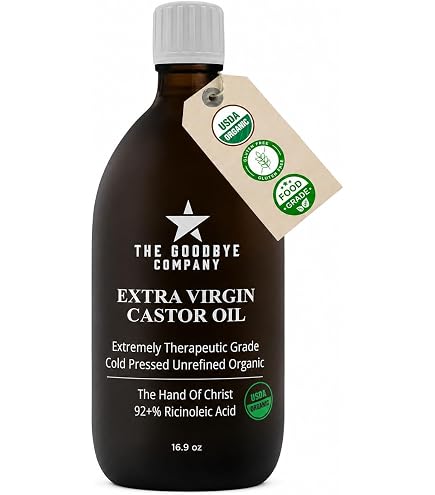 Amazon.com: The Goodbye Company Organic Castor Oil for Hair, Skin