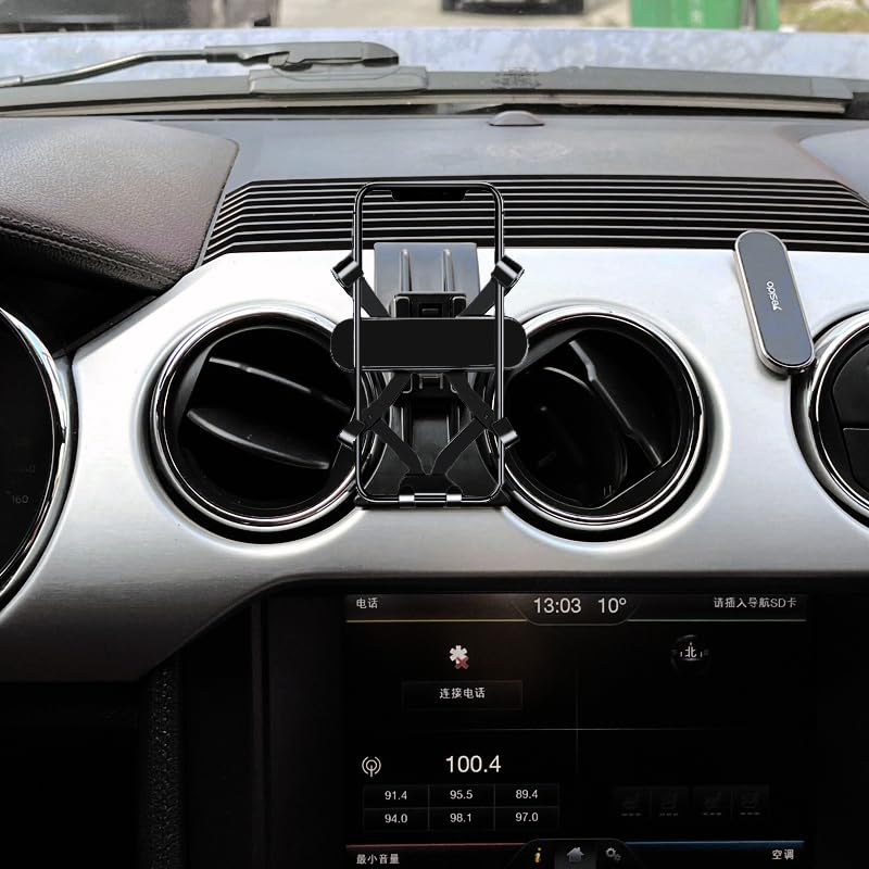 GXQKHFA phone holder Compatible with 2015-2023 Ford Mustang accessoires (for 2015-2023 Mustang)