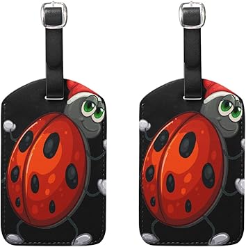ladybug luggage tag
