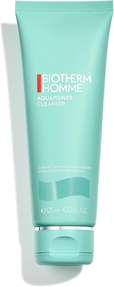 Biotherm Homme Aquapower Cleanser 125ml Daily Face Wash for Men Gentle