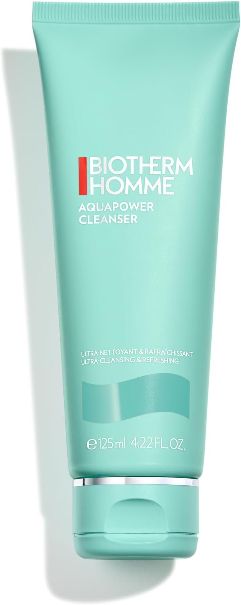 Biotherm Homme Aquapower Cleanser 125ml Daily Face Wash for Men Gentle