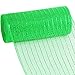 Winlyn 4 Rolls Christmas Mesh Ribbon Metallic Red Green White Mesh Ribbon Decorative Mesh Rolls Spool-6