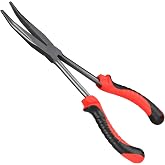 Booms Fishing F05 Hook Remover Long Nose Fishing Pliers 11 Inches PTFE Plated