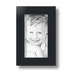 ArtToFrames 4x7 Inch Black Picture Frame, This 1.25
