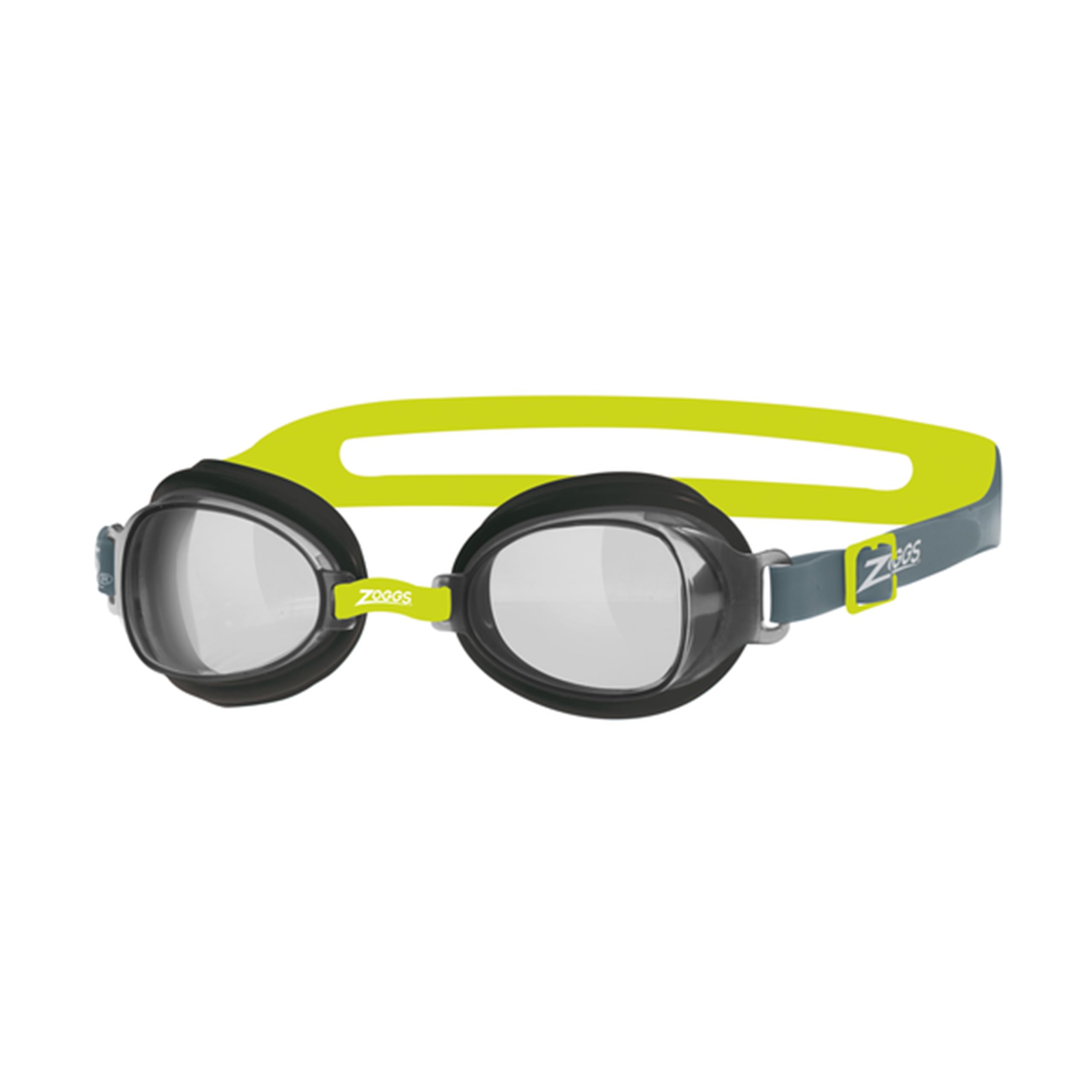 Zoggs Unisex Adult Otter Swimming Goggles - Black/Lime/Smoke, One Size