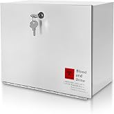 Specimen Lock Box Heavy-Duty Metal &ndash; Secure Over &amp; Under the Door Drop Box for Medical Labs, Clinics, and Offices, Durable, Tamper-Resistant Collection Box for Specimen Handling and Storage
