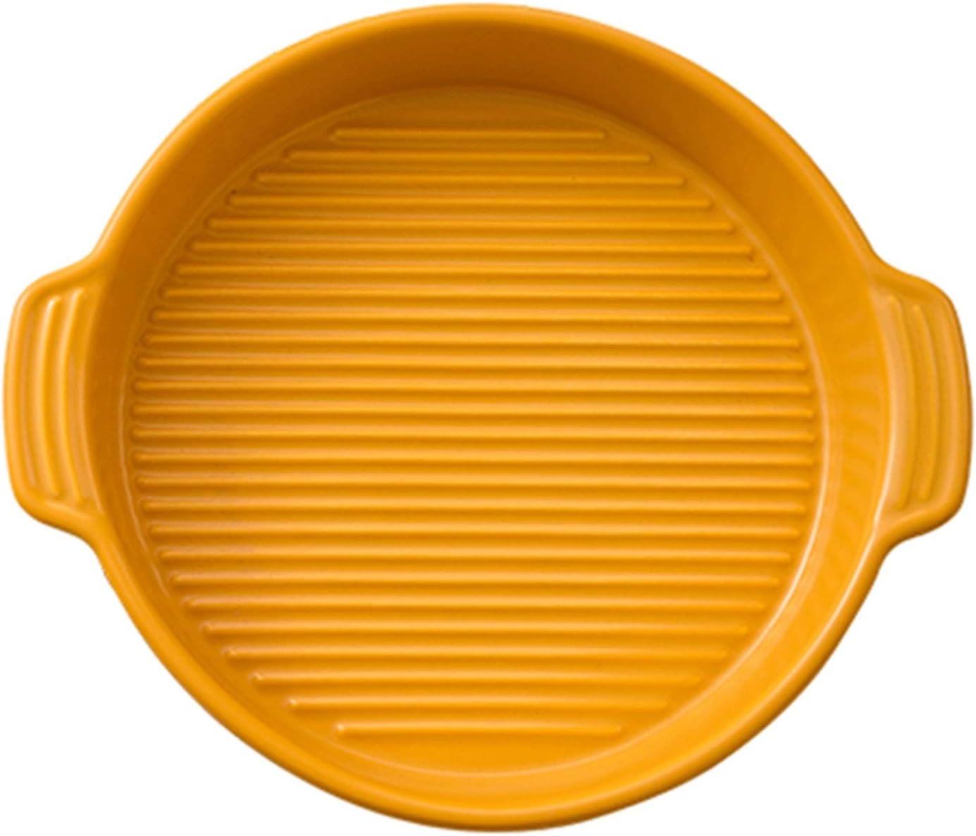 JLHBM Round Ceramic Lasagnapans Nonstick Baking Dish Porcelain