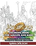 The Lord of the Rings Coloring Book for Adults and Kids: Coloring All Your Favorite The Lord of the Rings Characters