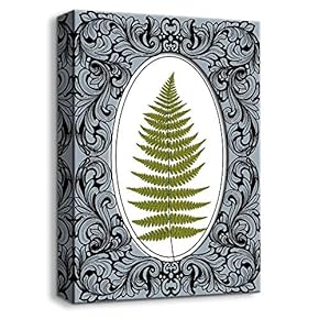 Canvas Wall Art Vintage Style Painting Artwork for Home Prints Framed - 12x18 inches
