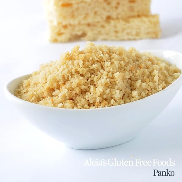 ALEIA’S GLUTEN FREE PANKO BREAD CRUMBS – 7 OZ (1 PACK) – CRUNCHY GLUTEN FREE BREADING FOR COOKING & BAKING – DAIRY FREE, KOSHER, NON-GMO