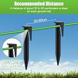 OFFCUP Ground Spikes for Robotic Lawnmower 100pcs Universal Anchors view 4