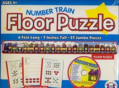Twin Sisters Productions Tw1210Pz Number Train Floor Puzzle & Cd