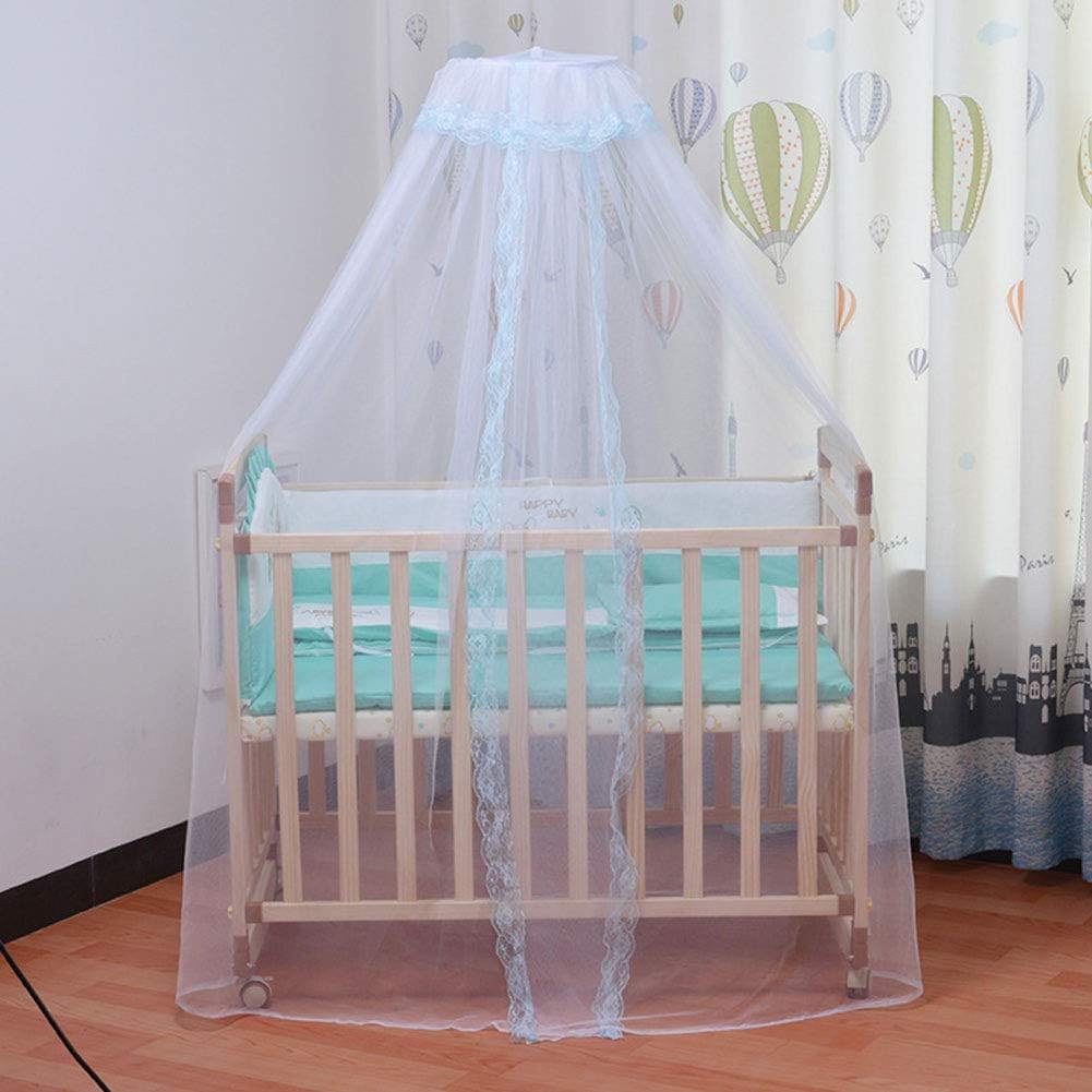 YASSUN 2 Infant Child Crib Baby Bed Mosquito net Mosquito net Mosquito net Mosquito net Court Crib Bedding Set (Blue)