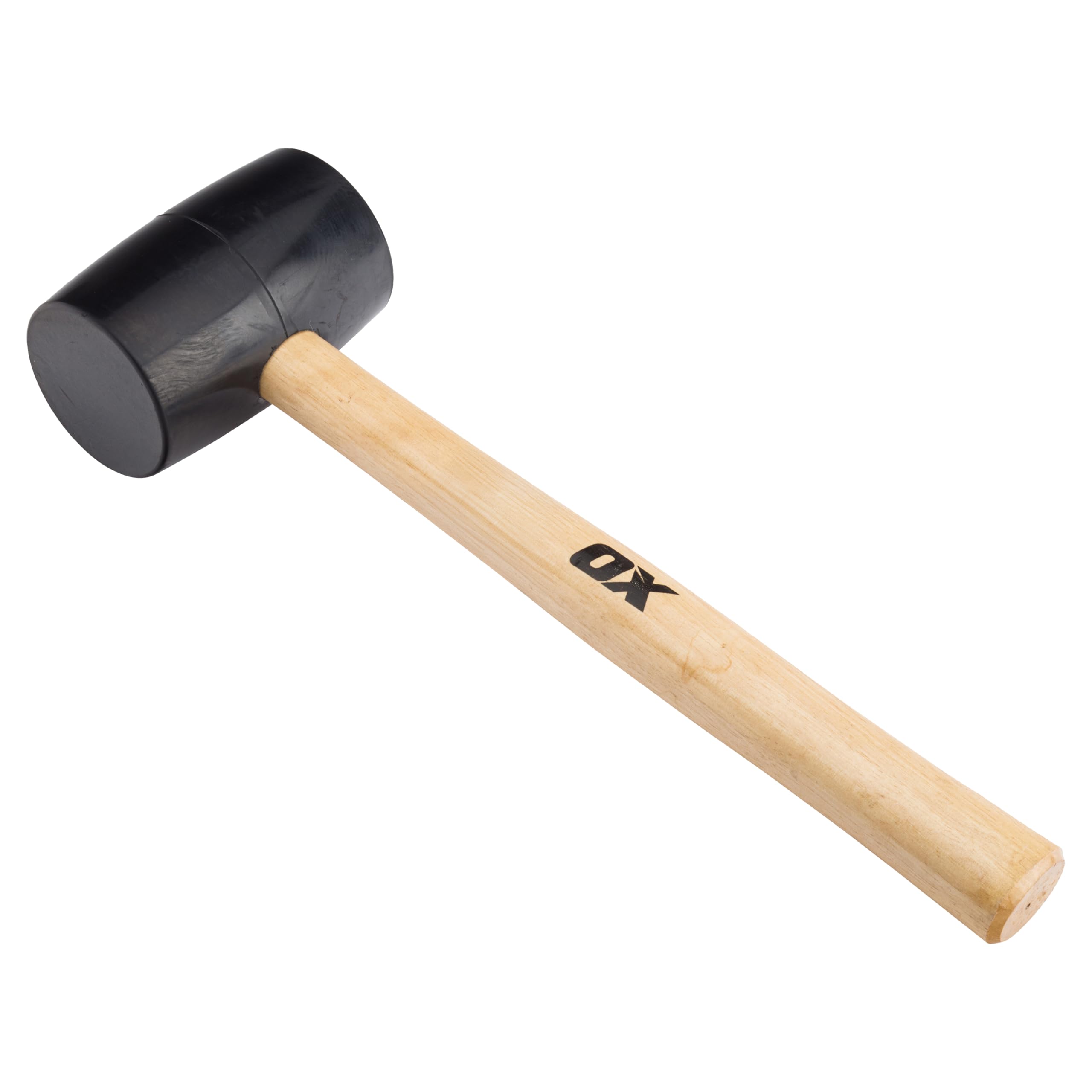 OX Trade Black Rubber Mallet - 24 oz