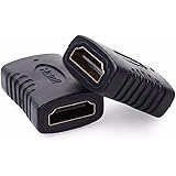 (2 Pack) HDMI TO HDMI JOINER COUPLER - Hdmi joiner Female to female - GOLD CONNECTORS - pjp electronics�