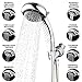 Handheld Shower Head with 6 Lavish Spray Settings from Power Massage to Water Saving Mode; Adjustable Shower Arm Mount, Hose and Sealant Tape Included