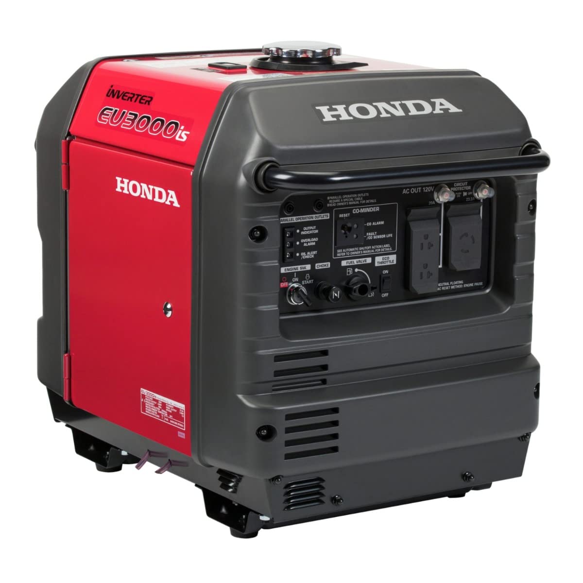 Honda EU3000IS1AN 3000-Watt 120-Volt Inverter Generator with CO-MINDER - 49-State 664270
