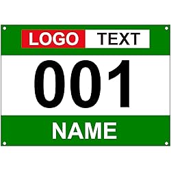 Muka Custom Race Bibs, Tyvek Bib Numbers