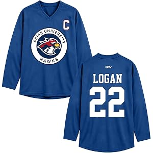 MLUTJINOO Off Campus Merch Long Sleeve Hockey Jersey Sweatshirts Graham 44 & Logan 22 & Tucker 46 & Di Laurentis 66 Shirt