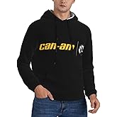 PBFDCPA Can and am Men'S Casual Pullover And Long Sleeve Hoodie With Hat Pocket Shirt Black