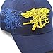 THE HAT DEPOT Navy Embroidered Military Baseball Cap Hat (Navy Seal)