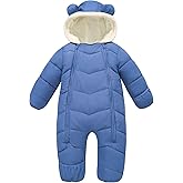 uideazone Baby Boys Girl Snowsuit Toddler Winter Coat Clothes 3-24M Infant Hooded Jumpsuit Newborn Romer Puffer