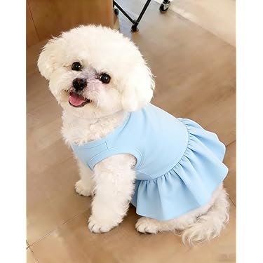 sachin and babi light blue dress Red Tartan Plaid Holiday Dog Dress w/ Leash