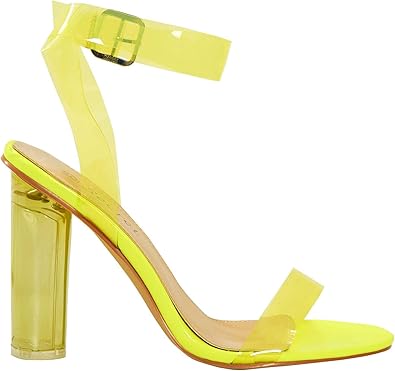 perspex neon heels