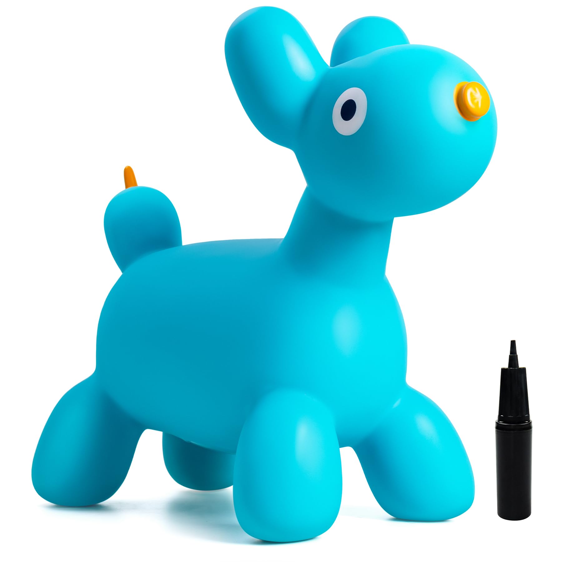 U&C Palnet Animal Hopper Dog Bouncy Dog Ride on Toy for Kids 18 Months -6 Years, Dog Shape Animal Hopper for Indoor Outdoor Play, Fun Developmental Gift for Toddlers