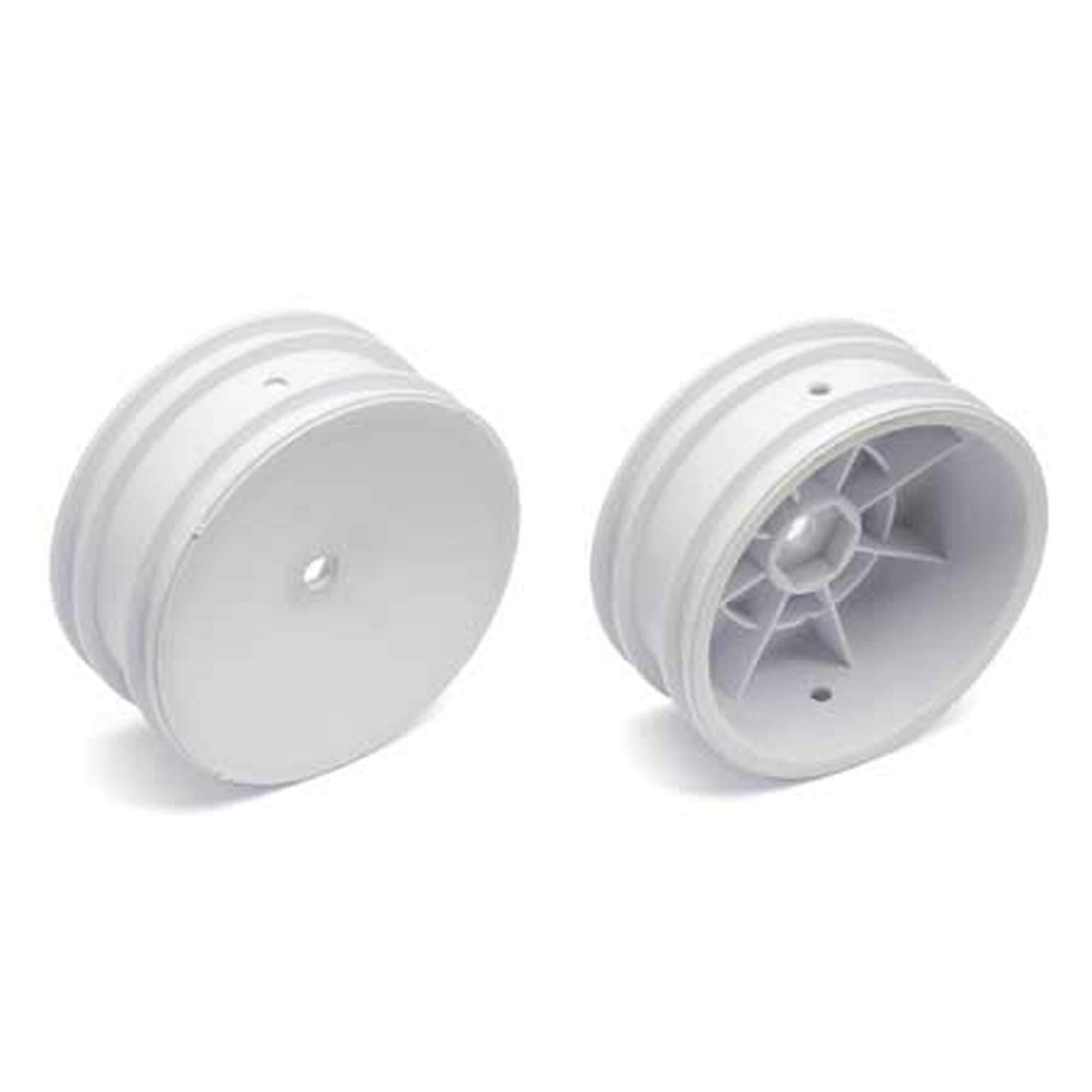 Photo 1 of Team Associated 9690 2.2 Front Wheel with 12mm Hex, White (2)