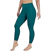 Yogalicious Womens High Waisted Leggings Squat Proof Workout Running Yoga Pants - Pacific Lux 25" - XS