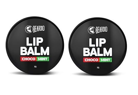 Beardo Choco Mint Lip Balm For Men, 7gm (Pack of 2)