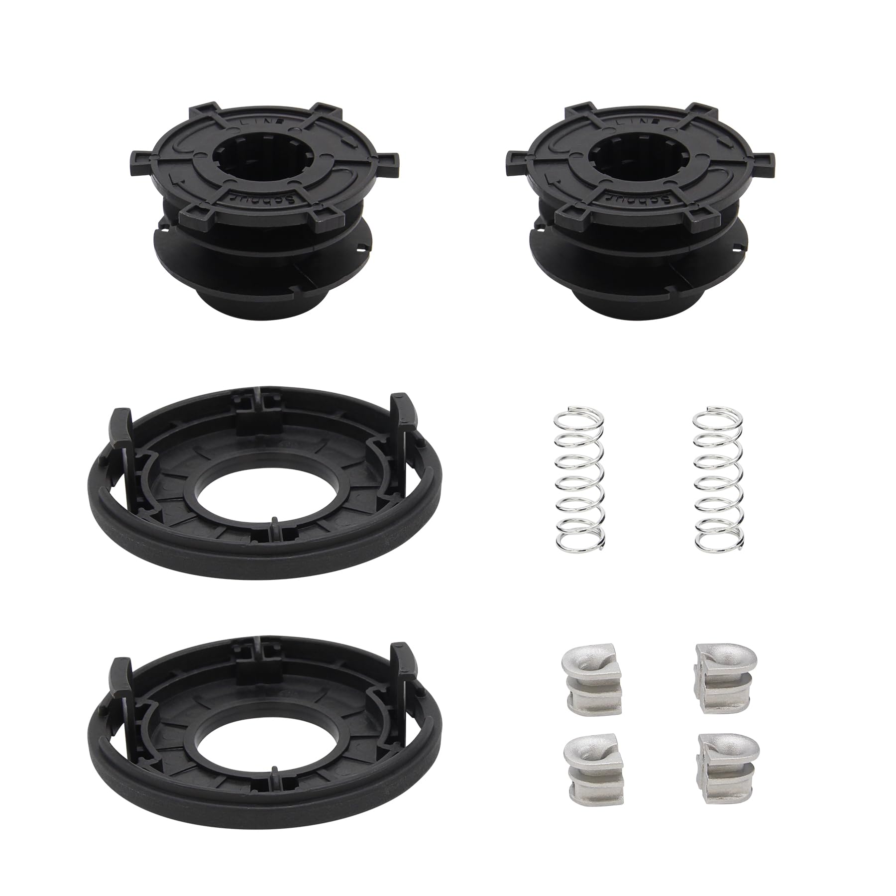 Photo 1 of Ymholok 2-Set 25-2 Trimmer Head Rebuild Kit,Parts Head Spool and Cover Cap Fit for Stihl 25-2 FS44 FS55 FS80 FS83 FS85 FS90 FS100 FS100RX FS110 FS120 FS130 FS200 FS250 String Trimmer