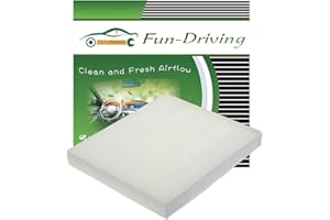 White FD854 Cabin Air Filter for Rogue (2014-2020),Rogue Sport (2017-2022), X-Trail(2015-2020), Qashqai(2017-2022),Replacemen