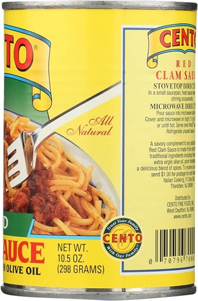 CENTO SAUCE CLAM RED