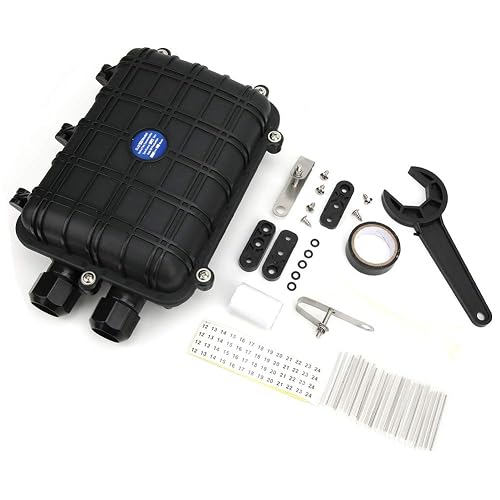 Fiber Termination Box 24 Core 1 in 1 Out Horizontal Fiber Optic Splice  Enclosure IP68 Waterproof Fiber Cable Connection Box (24 cores) in Kenya |  Whizz