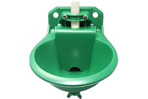 Automatic Waterer - 500ml Sheep Water Trough Feeder, Livestock Drinking Dispenser | Green Watering Bowl System for Sheep Goat