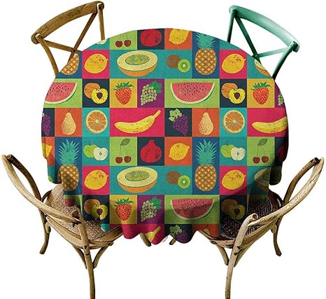 Amazon クリスマス テーブルクロス レトロ 水玉模様 パステルカラー オールドファッション タイルリング型 ミントグリーン ダークトープ ベージュ テーブルクロス Diameter65 Inch テーブルクロス オンライン通販